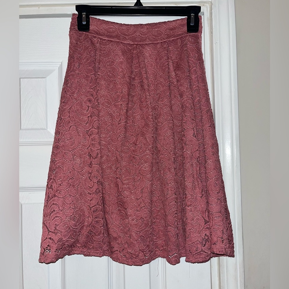 See You Monday, Rose Color Skirt, Size Small